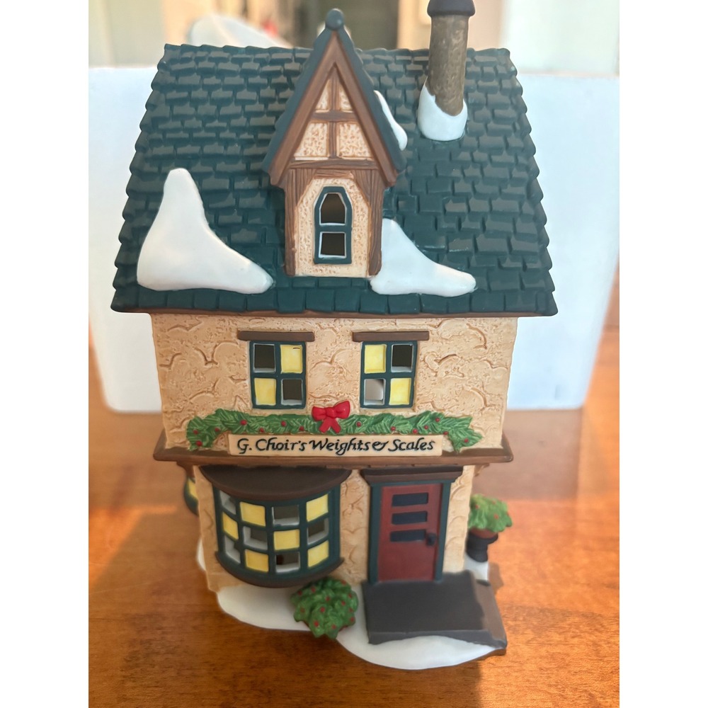 Dept 56 G. Choir's Weights & Scales Dickens Village Series 1997 Christmas House